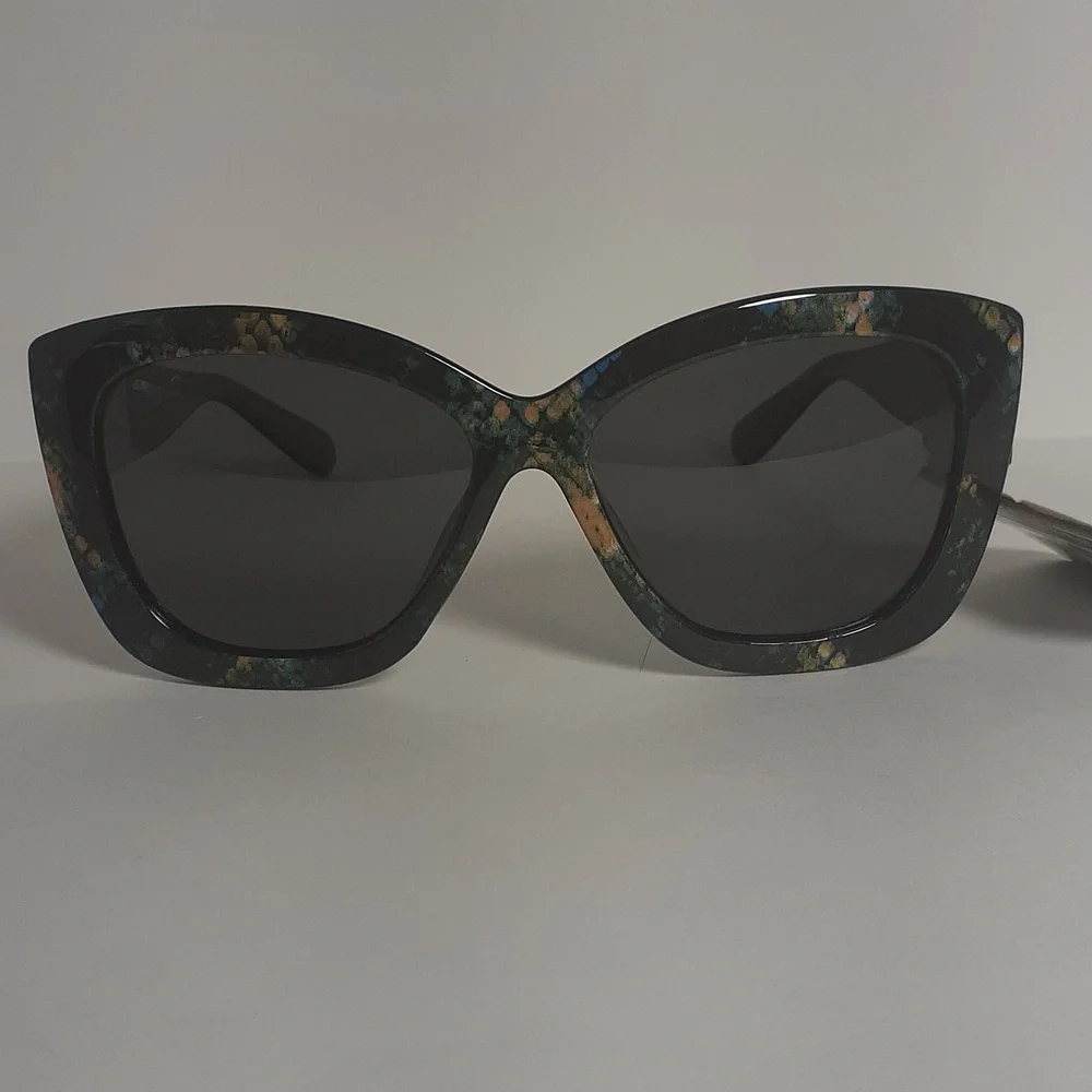 Panama Jack Women Y2K Sunglasses Black Snake Multi-Color Polarized UVA &…